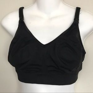 Bravado black nursing bra size large
